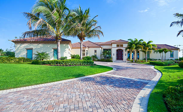 Permeable Paver Driveway in East Lake Orient Park, FL